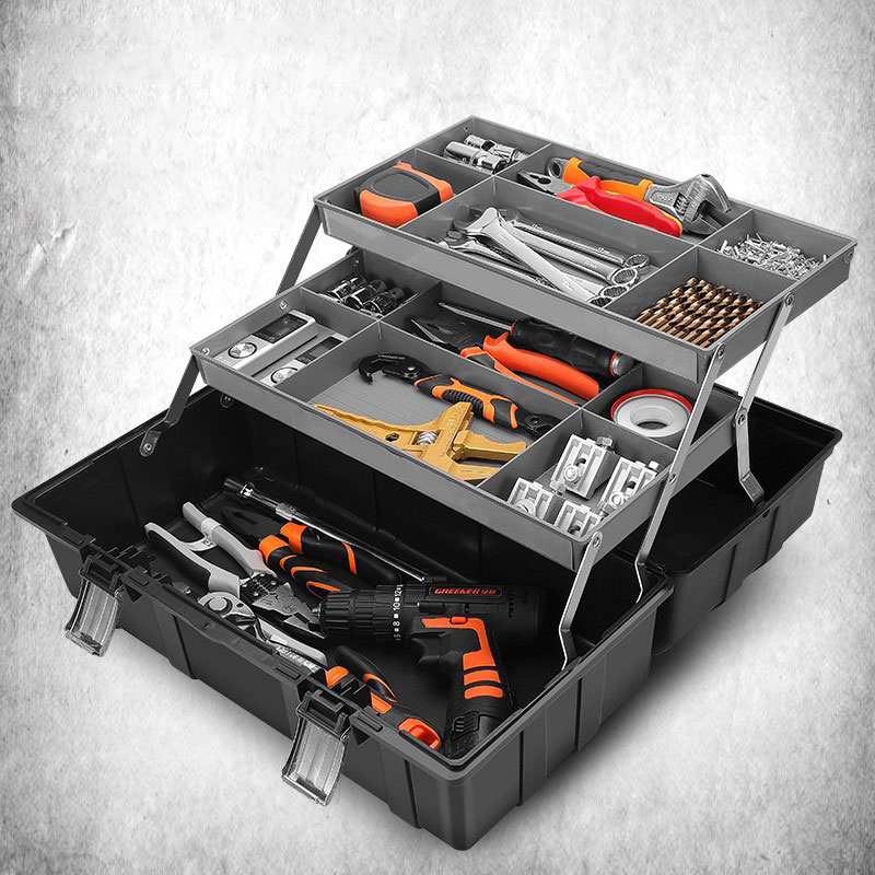 Workshop Electric Tools - Portable Professional Toolbox Electrician Hardware Garage