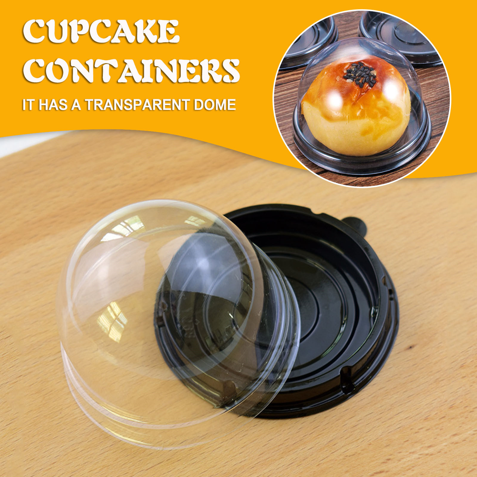 Tool Chest Cabinet - Cake Box Container Holder Round Plastic