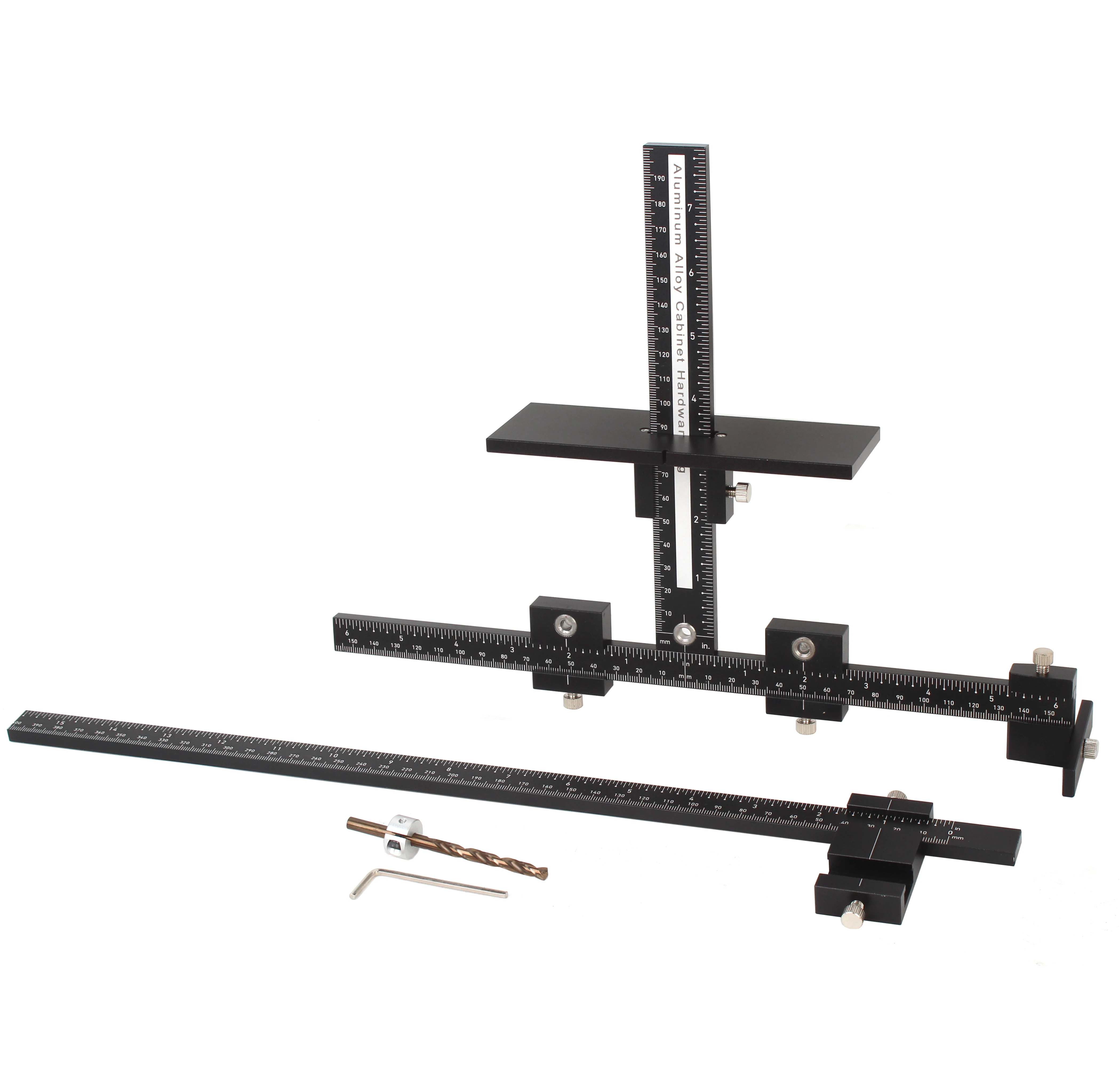 Dowel Jig Kit - Cabinet Hardware Jig Adjustable Drill Guide