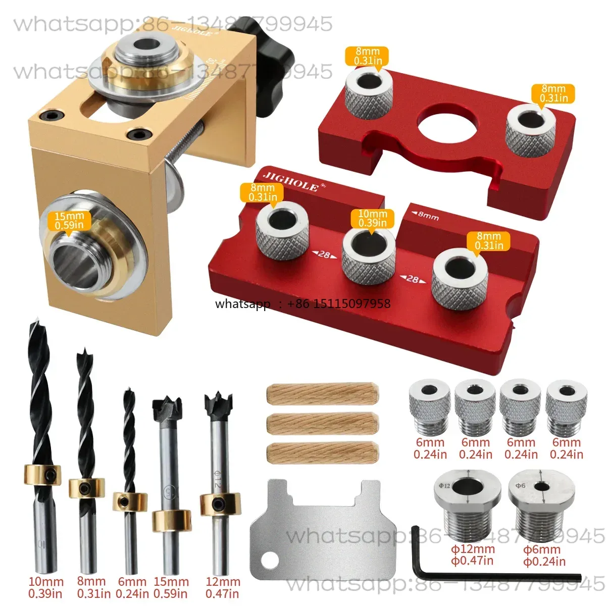Dowel Jig Kit - 3 in 1 Dowel Jig Drill