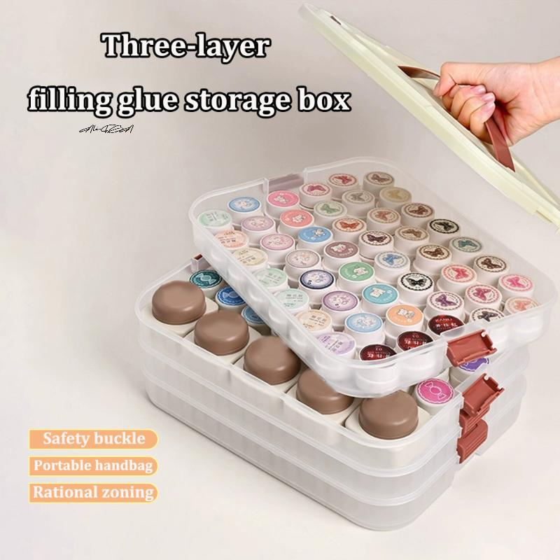 Tool Chest Cabinet - PVC Nail Polish Organizer UV Gel