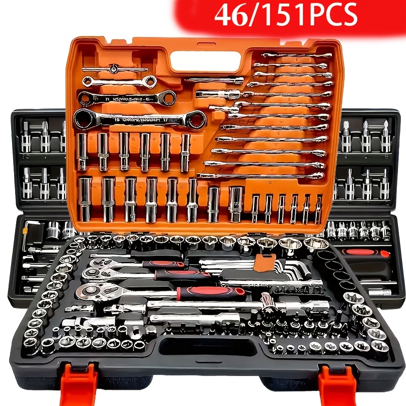 Workshop Tools Sale - 151/46-Piece Automotive Repair Tool Set —