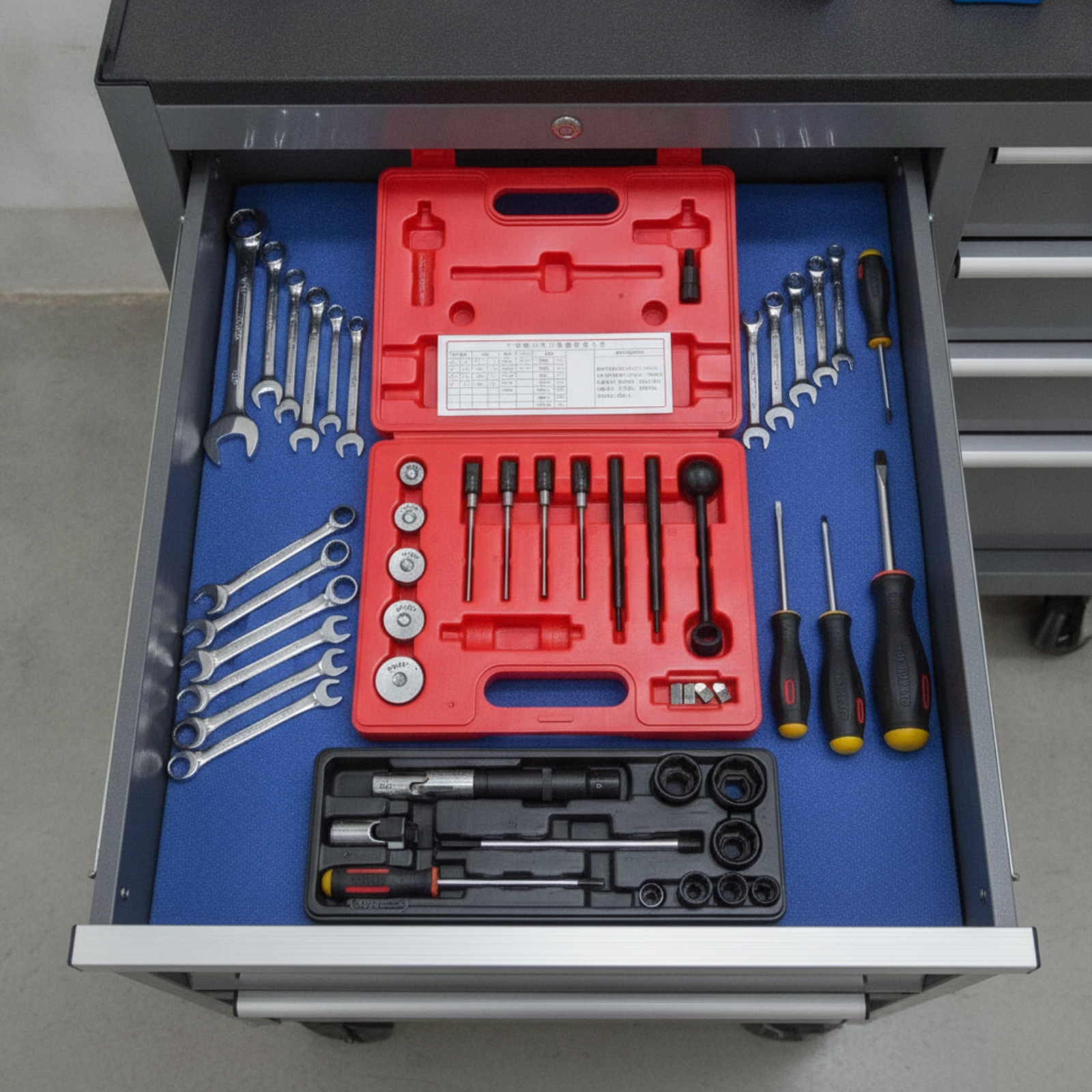 Mechanical Tools In Workshop - Valve Seat Reamer Tool Kit Molded