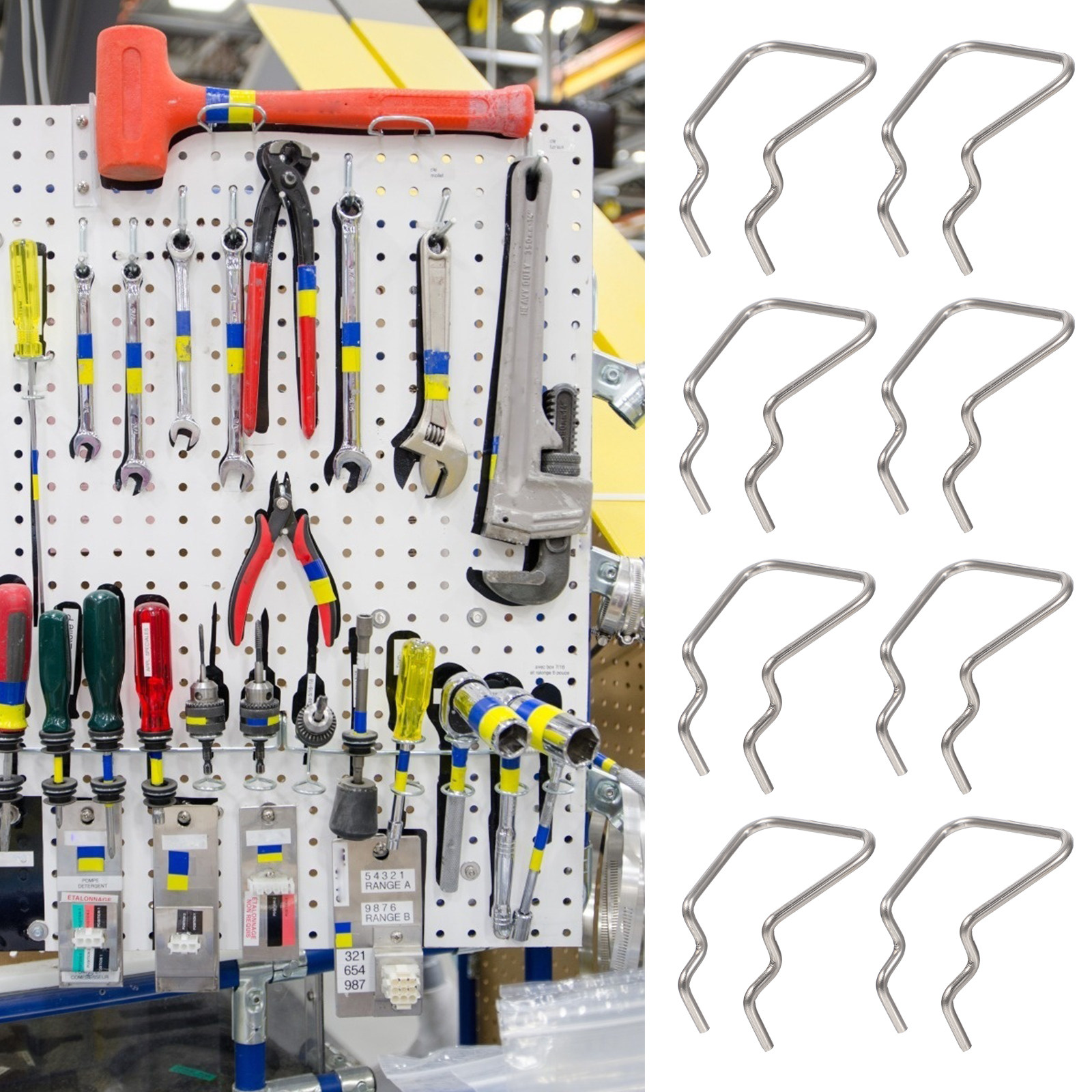 12Pcs Hardware Display Shelf R - Workshop Tools Display ulasan dan harga