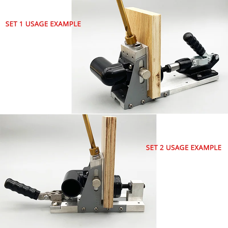 Pocket Hole Drill Guide Jig Ki - Dowel Jig Kit ulasan dan harga