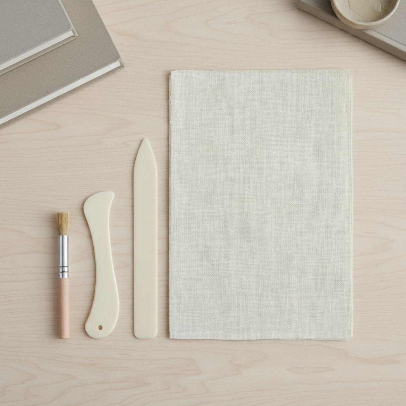 4 Pieces Bookbinding Cloth and - Workshop Tools Kit ulasan dan harga