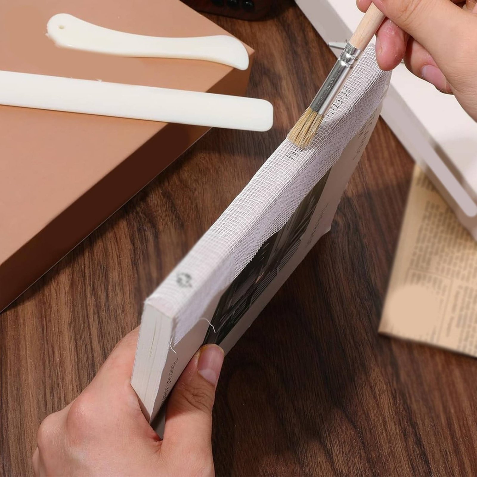 4 Pieces Bookbinding Cloth and - Workshop Tools Kit ulasan dan harga