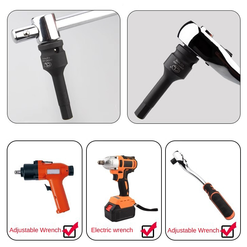 1/2 Socket Wrench 8pcs Set Hex - Hand Tools Maintenance Workshop ulasan dan harga