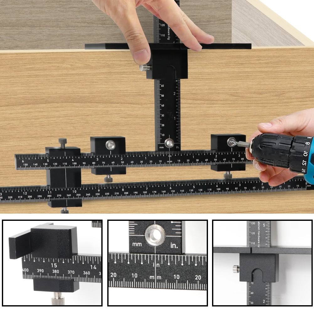 Cabinet Hardware Jig Adjustabl - Dowel Jig Kit ulasan dan harga