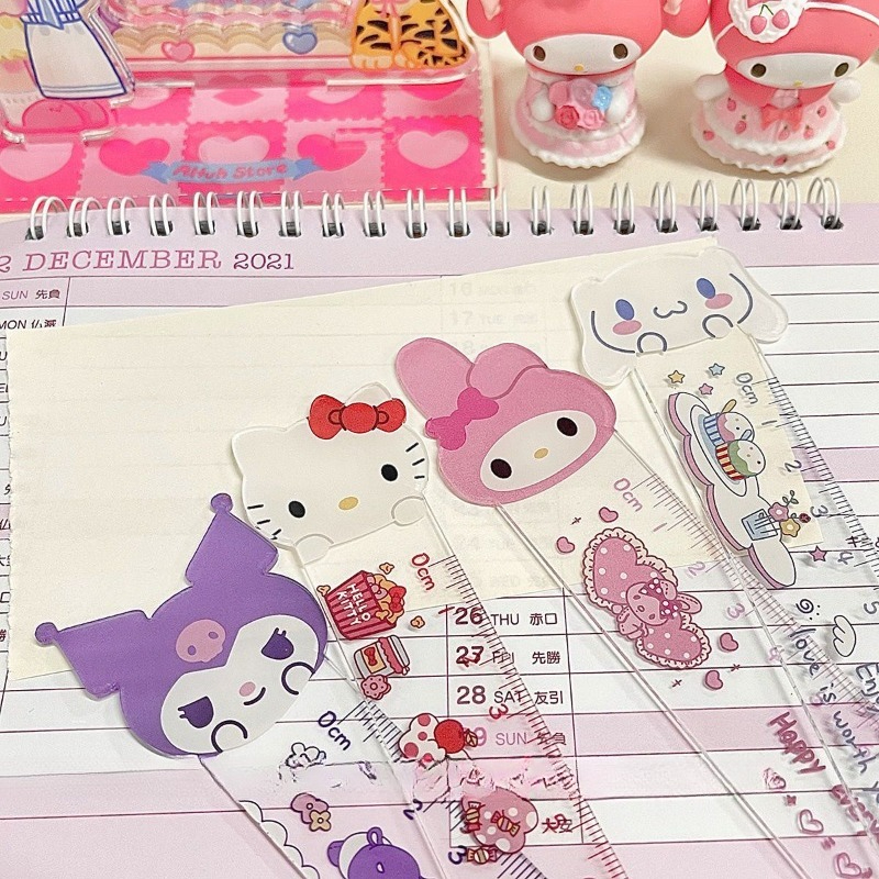 Cinnamoroll Ruler Cute Sanrio  - Workshop Tools Kit ulasan dan harga