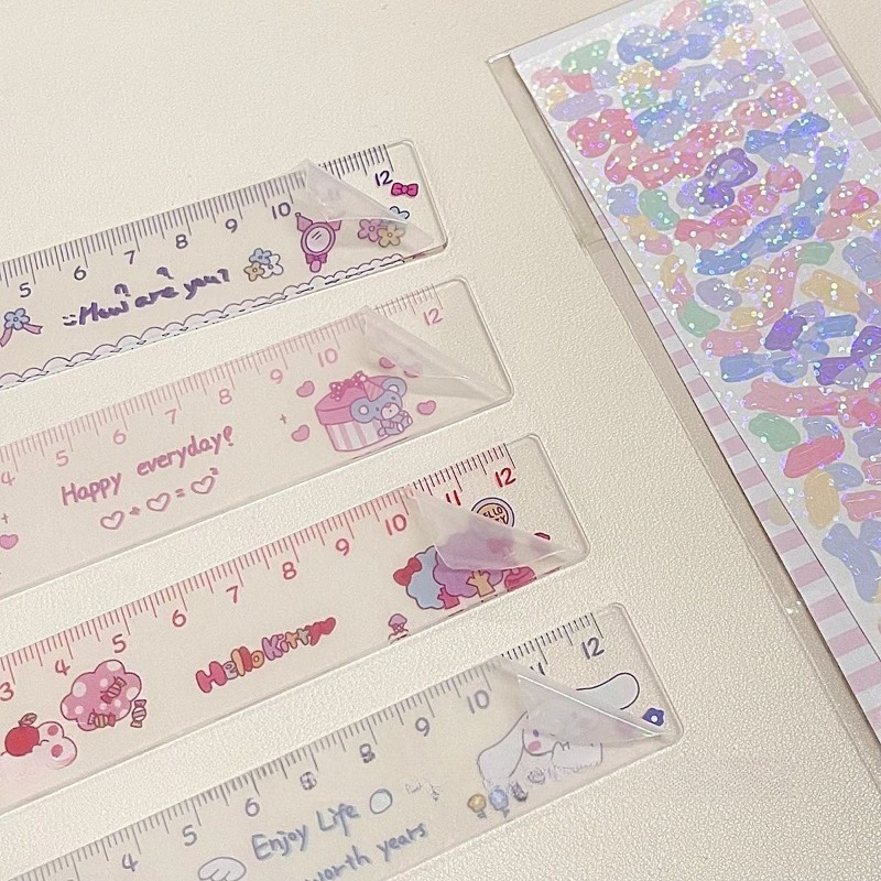 Cinnamoroll Ruler Cute Sanrio  - Workshop Tools Kit ulasan dan harga
