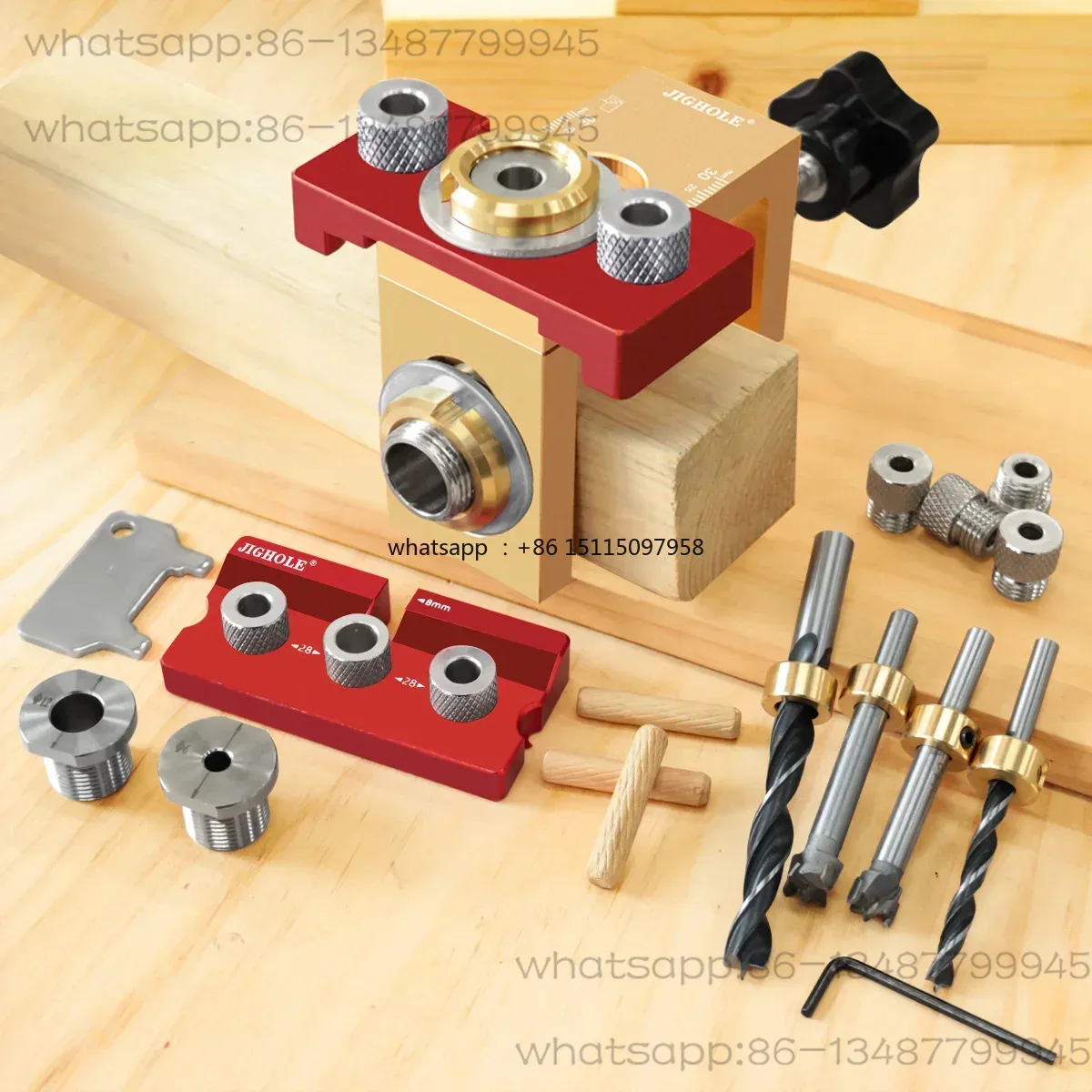 3 in 1 Dowel Jig Drill Kit - W - Dowel Jig Kit ulasan dan harga