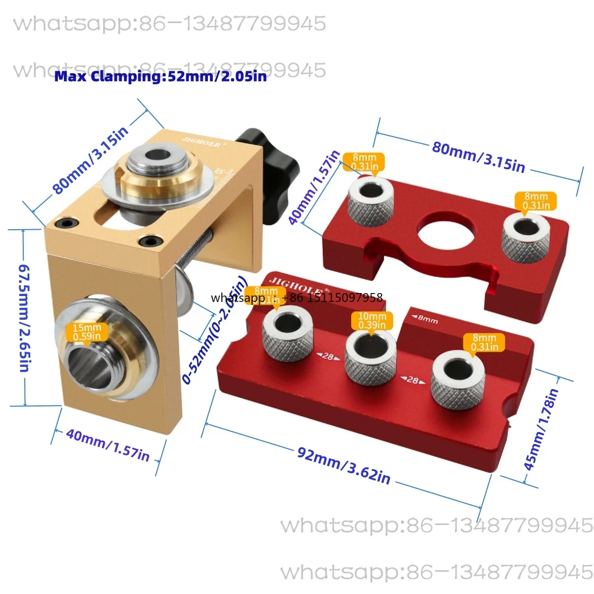 3 in 1 Dowel Jig Drill Kit - W - Dowel Jig Kit ulasan dan harga