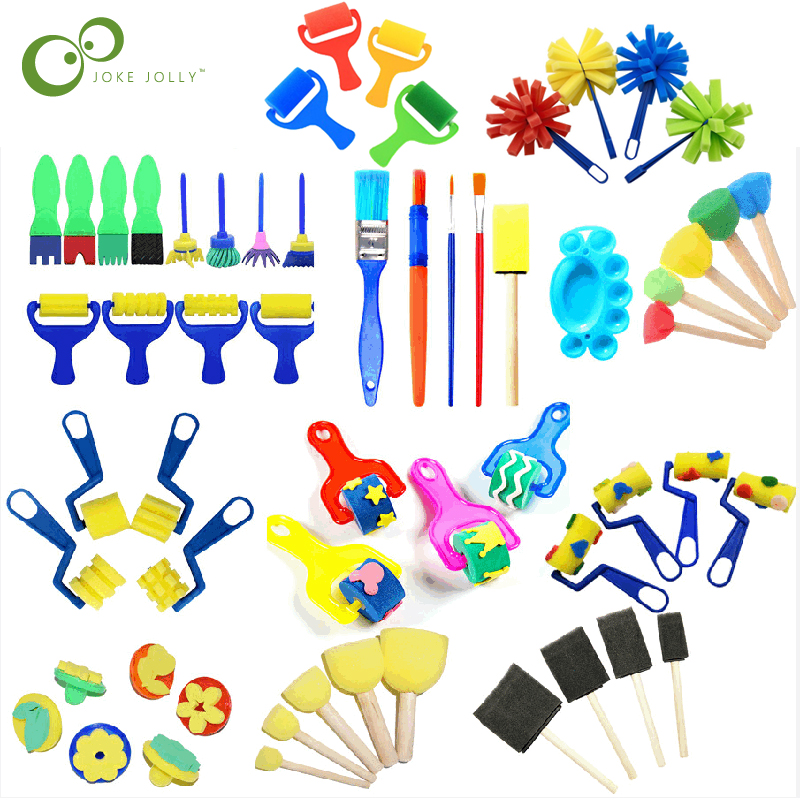 Children Toddler Sponge Stamp  - Tools Workshop For Kids ulasan dan harga
