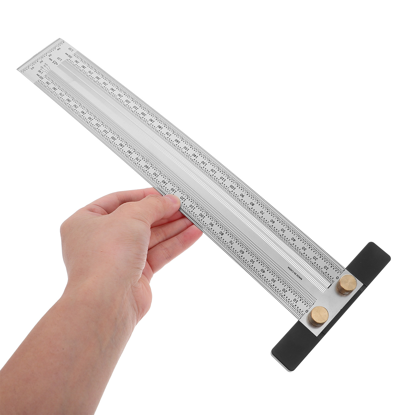 Woodworking Ruler T-Square 300 - Marking Tools In Workshop ulasan dan harga