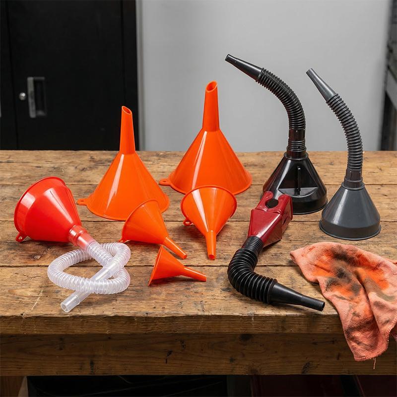 Car Plastic Funnel Set 8 Piece - Workshop Tools Kit ulasan dan harga