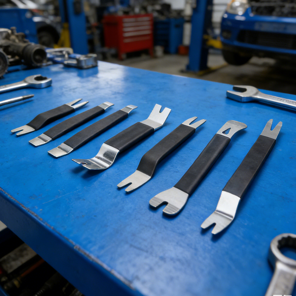 Car Trim Removal Tool Stainles - Tools In Mechanic Workshop ulasan dan harga