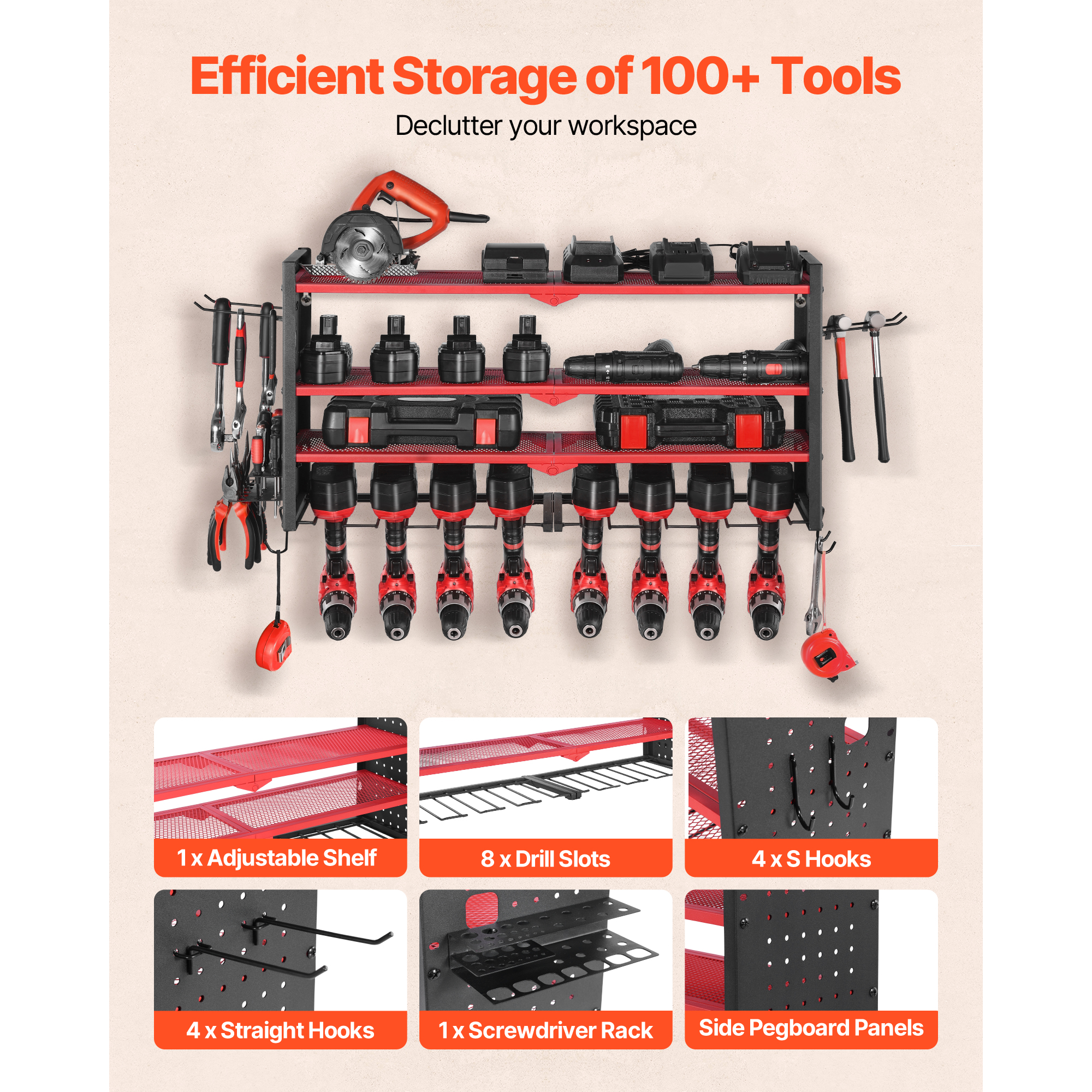 SucceBuy 4-Layer Hand Power To - Workshop Electric Tools ulasan dan harga