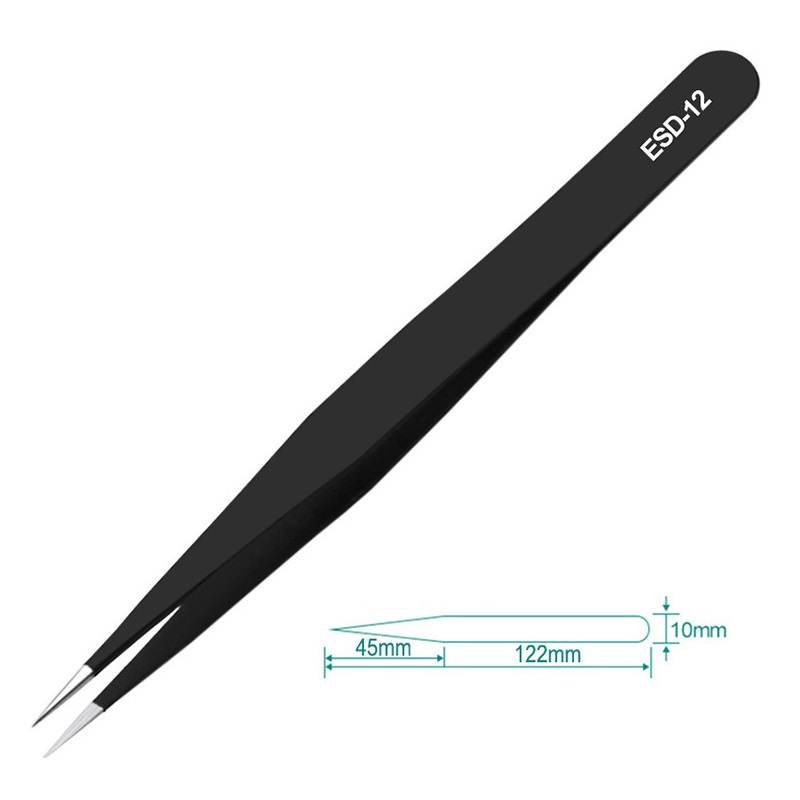 ESD Tweezers Stainless Steel W - Hand Tools Maintenance Workshop ulasan dan harga