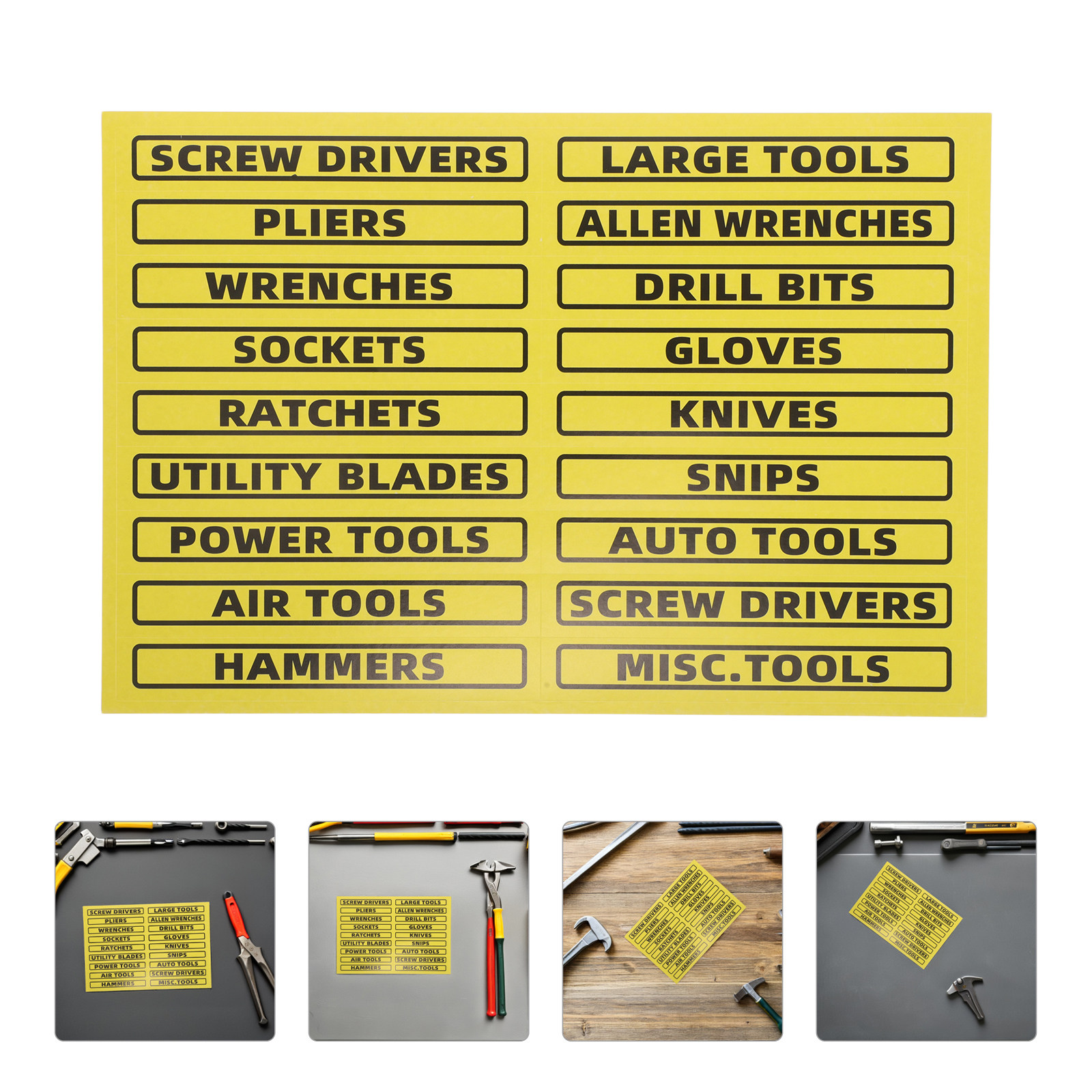 40Pcs Tool Box Identifier Labe - Marking Tools In Workshop ulasan dan harga