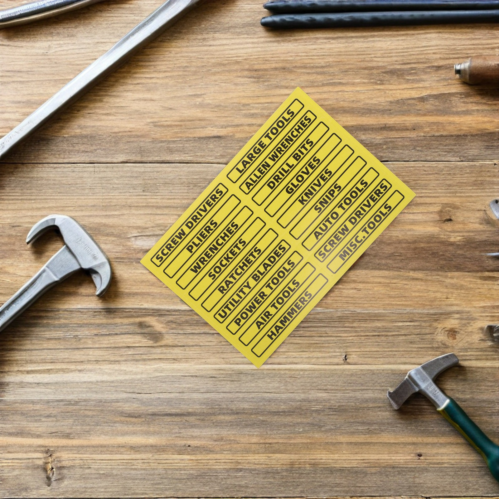40Pcs Tool Box Identifier Labe - Marking Tools In Workshop ulasan dan harga