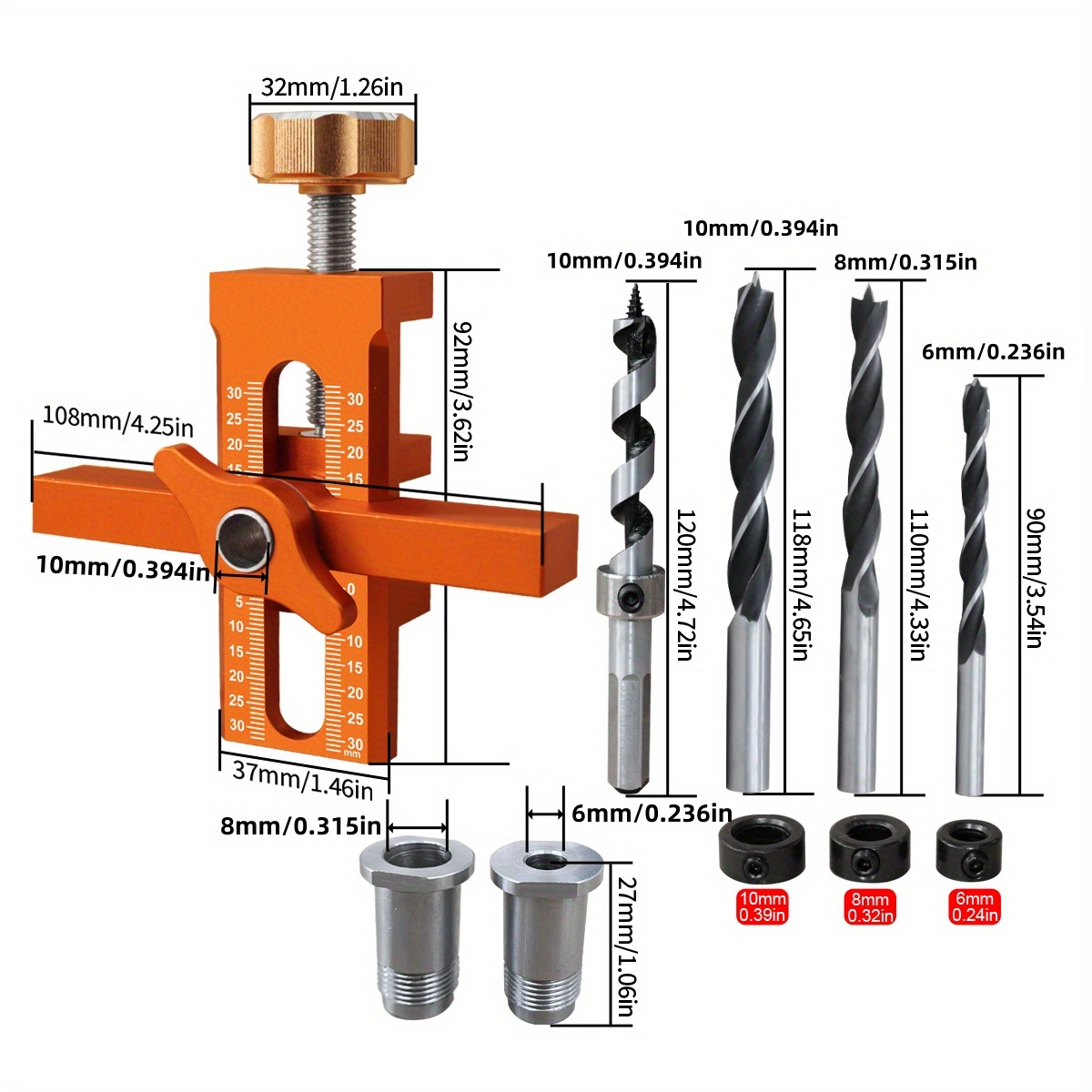 2 in 1 Cabinet Door Installati - Dowel Jig Kit ulasan dan harga