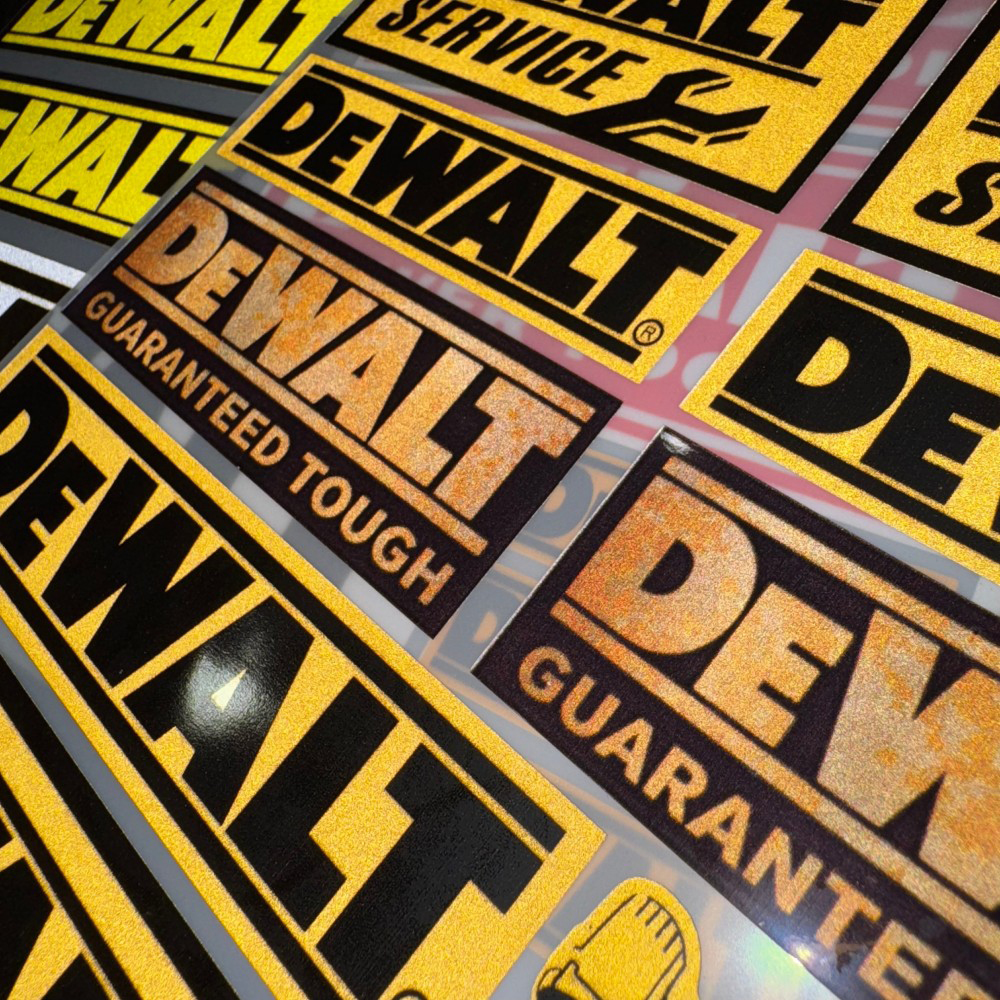 DeWalt Logo Vinyl Reflective S - Workshop Tools Logo ulasan dan harga