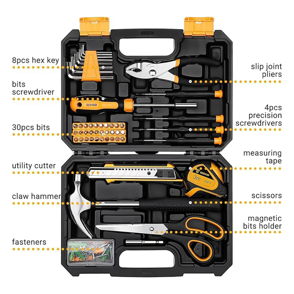 DEKO 50 Pcs Tools Kit Home Rep - Workshop Tools Sale ulasan dan harga