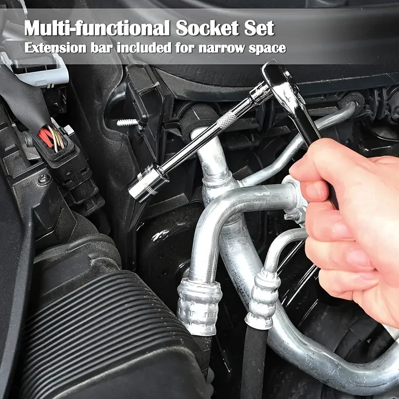 46pc Drive Socket Set 1/4 inch - Workshop Tools Kit ulasan dan harga