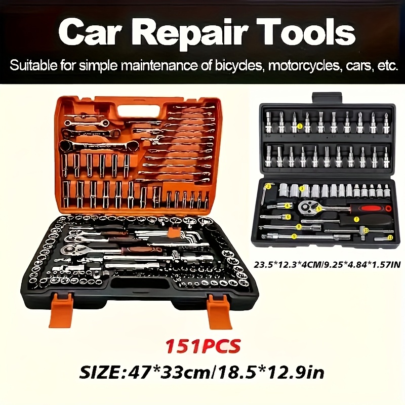 151/46-Piece Automotive Repair - Workshop Tools Sale ulasan dan harga