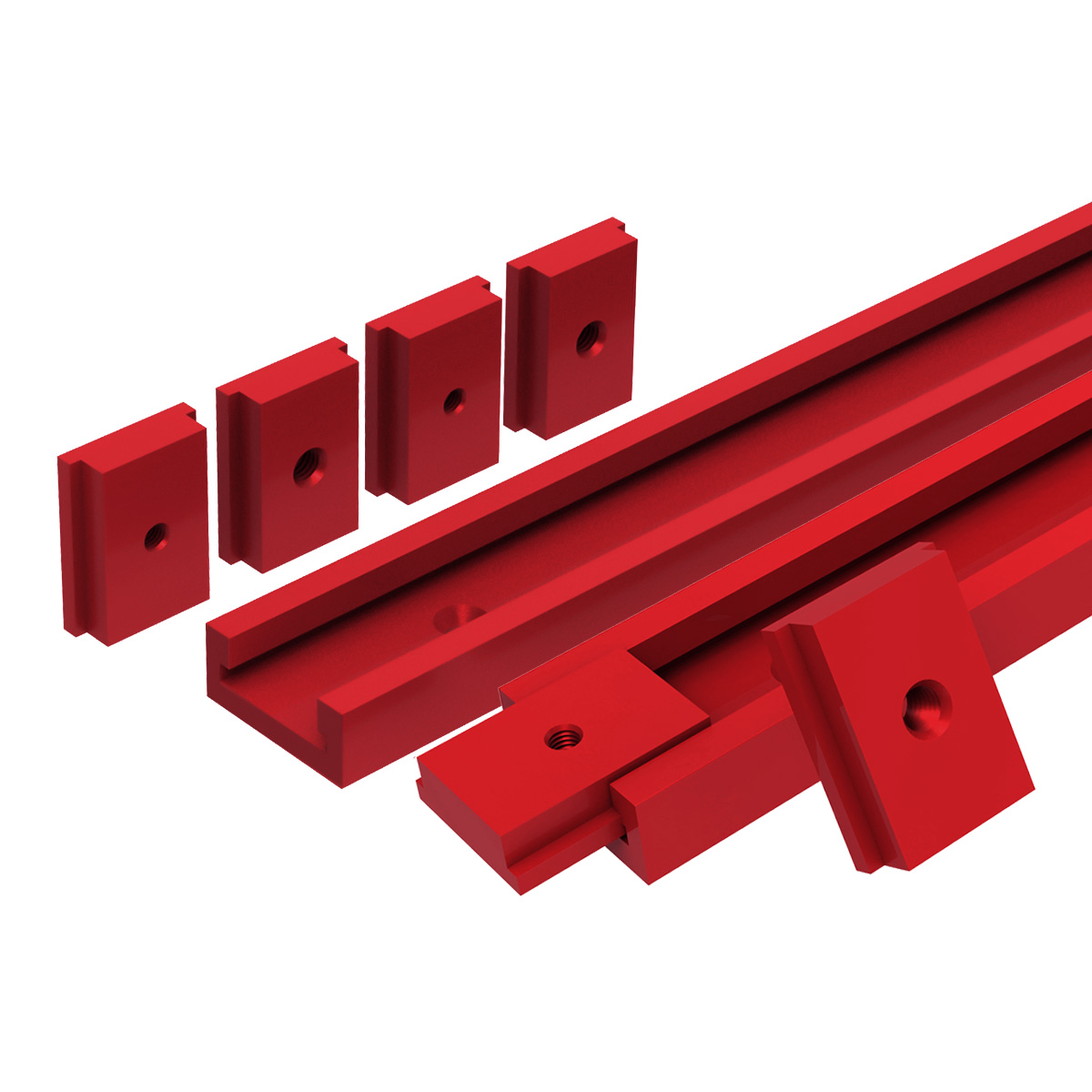 T30 Track 50cm Aluminium T-Sli - Dowel Jig Kit ulasan dan harga