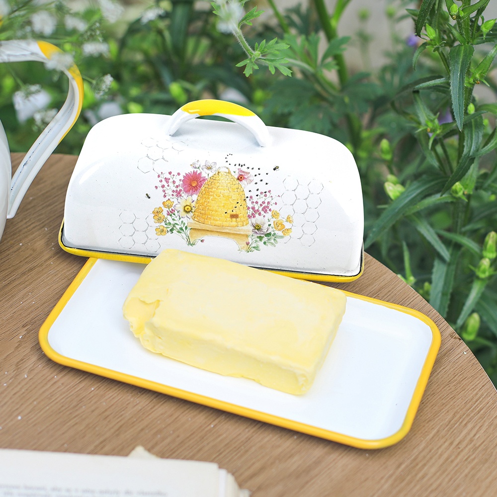 Menschy Enamel Butter Dish Che - Tool Chest Cabinet ulasan dan harga