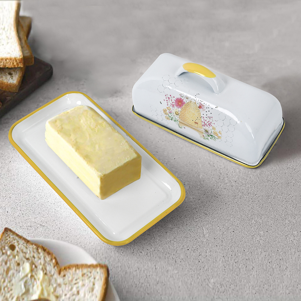 Menschy Enamel Butter Dish Che - Tool Chest Cabinet ulasan dan harga