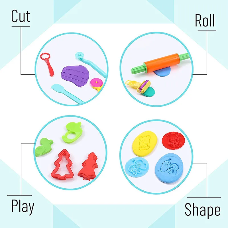 Kids DIY Play Dough Art Craft  - Tools Workshop For Kids ulasan dan harga