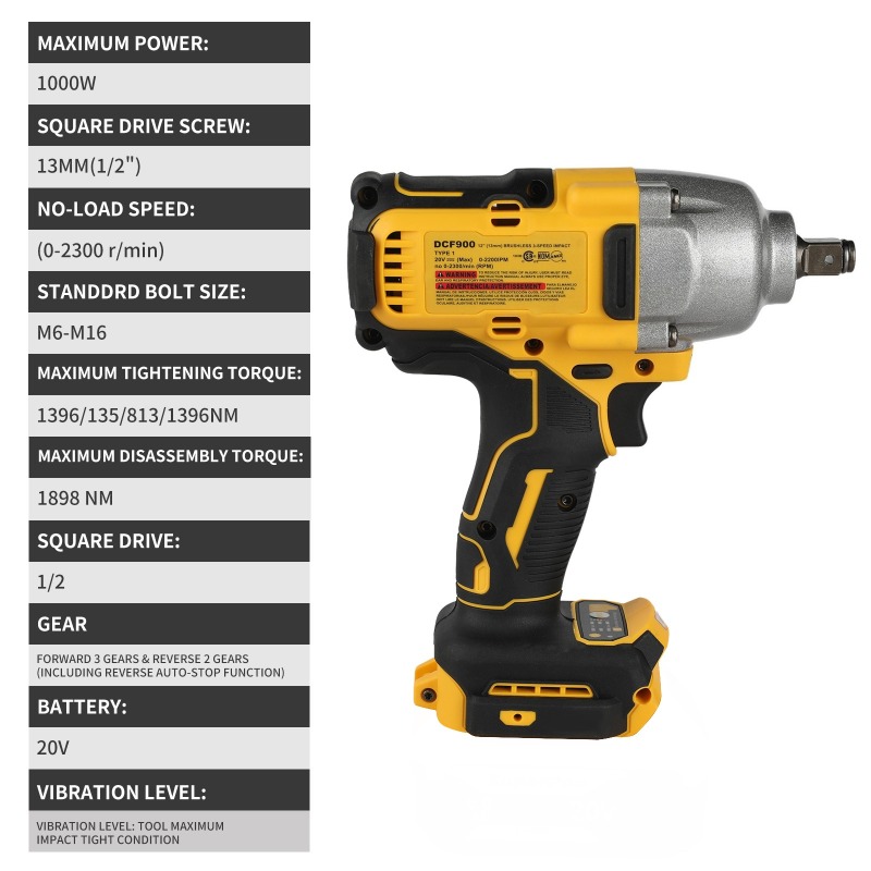 High Torque Cordless Impact Wr - Workshop Electric Tools ulasan dan harga