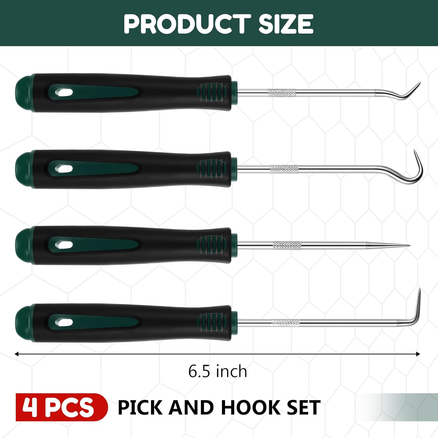 4 Pcs Pick and Hook Set Precis - Workshop Tools Kit ulasan dan harga
