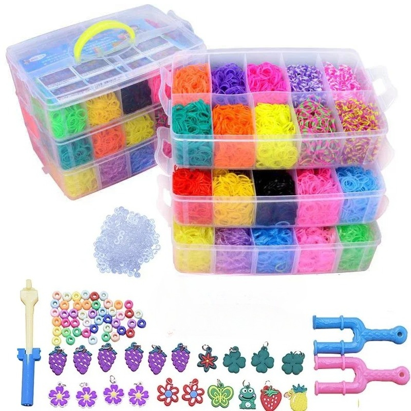 DIY Handmade Rubber Bands Loom - Tools Workshop For Kids ulasan dan harga